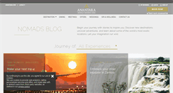 Desktop Screenshot of elephant-tails.anantara.com