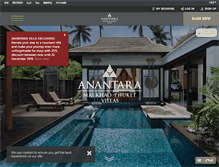 Tablet Screenshot of phuket.anantara.com