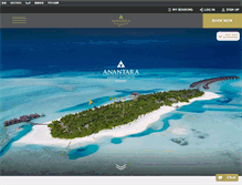 Tablet Screenshot of dhigu-maldives.anantara.com